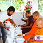 Arms Giving Program and Donation of Buddha Statue for Temple